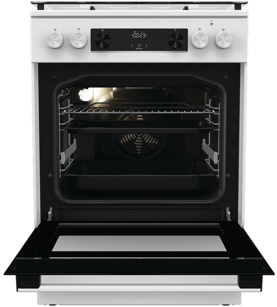 Kuchenka gazowa z piekarnikiem elektrycznym Gorenje (GKS6C70WF) - obraz 4