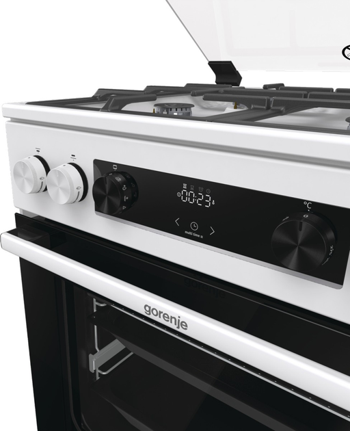 Kuchenka gazowa z piekarnikiem elektrycznym Gorenje (GKS6C70WF) - obraz 6