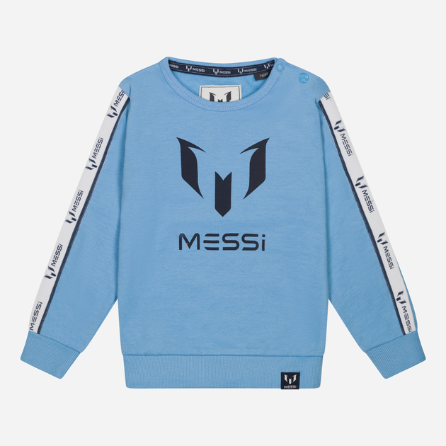 Bluza bez kaptura chłopięca Messi S49326-2 86-92 cm Jasnoniebieska (8720815173547) - obraz 1