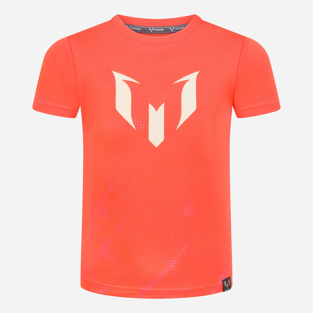 Koszulka dziecięca Messi S49403-2 122-128 cm Neonowa pomarańcza (8720815174667) - obraz 1