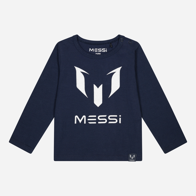 Дитяча футболка з довгими рукавами для хлопчика Messi S49318-2 98-104 см Navy (8720815172991) - зображення 1