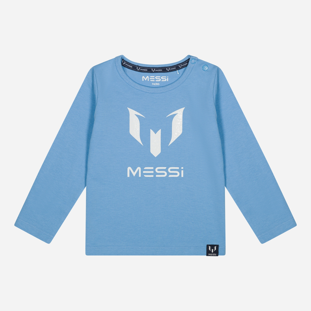 Дитяча футболка з довгими рукавами для хлопчика Messi S49320-2 98-104 см Light Blue (8720815173134) - зображення 1