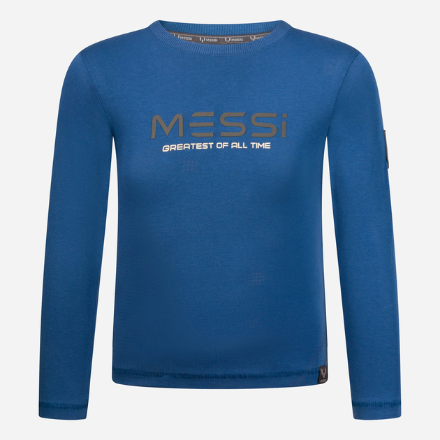 Дитяча футболка з довгими рукавами для хлопчика Messi S49406-2 110-116 см Niebieska (8720815174803) - зображення 1