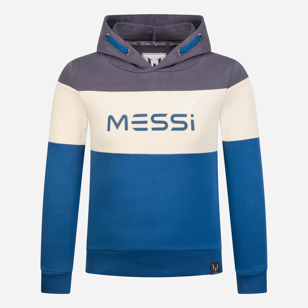Bluza z kapturem chłopięca Messi S49416-2 98-104 cm Ciemnoszara (8720815175299) - obraz 1