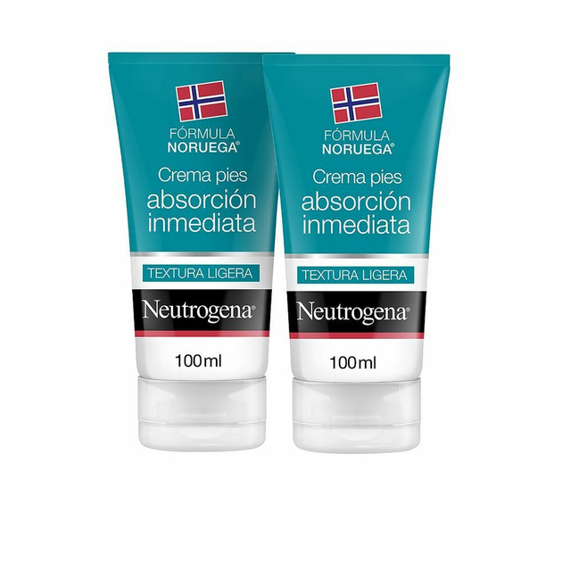 Krem do stóp Neutrogena Immediate Absorption Foot Cream 2 x 100 ml (3574661591407) - obraz 1