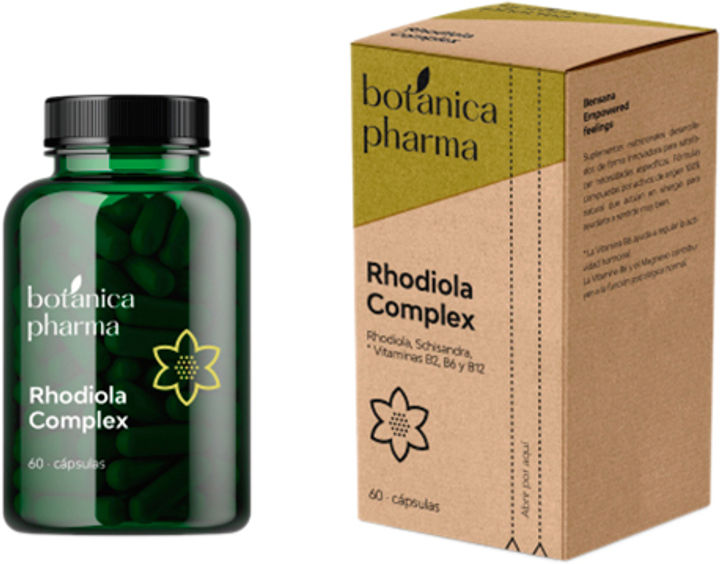 Дієтична добавка Botanica Pharma Rhodiola Complex 60 капсул (8436572540651) - зображення 1