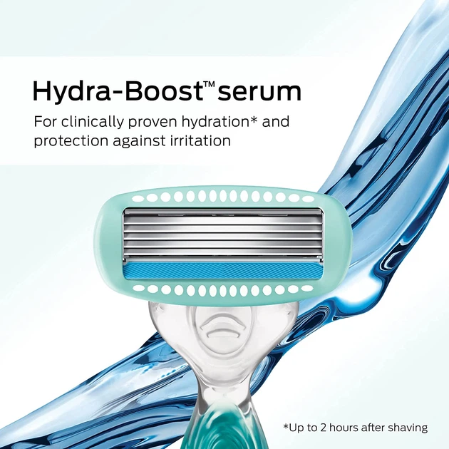 Лезвия для женщин Schick Hydro Silk Sensitive Care Women (4 картриджа) - Фото 4 Лезвия для женщин Schick Hydro Silk Sensitive Care Women (4 картриджа) - изображение 4