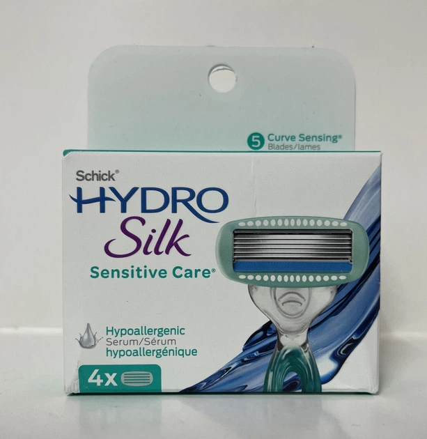 Лезвия для женщин Schick Hydro Silk Sensitive Care Women (4 картриджа) - Фото 8 Лезвия для женщин Schick Hydro Silk Sensitive Care Women (4 картриджа) - изображение 8