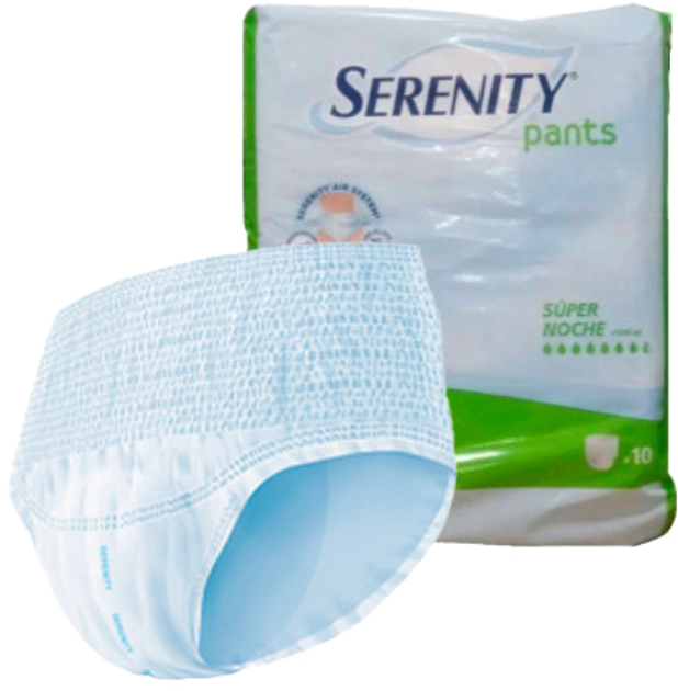 Труси-підгузки для дорослих Serenity Pants Super Night Large Size 80 U (8470004930313) - зображення 1