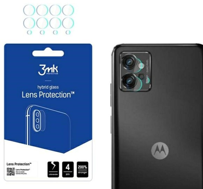 Комплект захисного скла 3MK Lens Protection для камери Motorola Moto G32 (5903108492492) - зображення 1