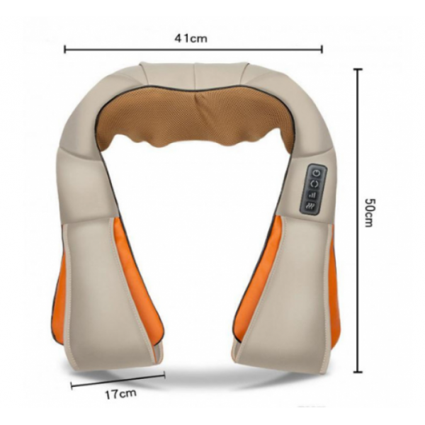 Массажер роликовый для шеи плеч и спины с инфракрасным подогревом UKC Massager of Neck Kneading - Фото 3 Массажер роликовый для шеи плеч и спины с инфракрасным подогревом UKC Massager of Neck Kneading - изображение 3