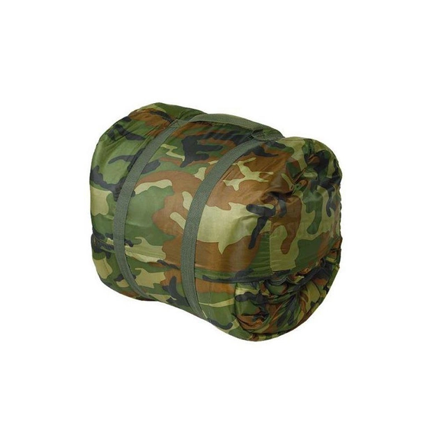 Спальний мішок Mil-Tec армійський з капюшоном Sleeping Bag 185х75см Multicam (14101020) - Фото 3 Спальний мішок Mil-Tec армійський з капюшоном Sleeping Bag 185х75см Multicam (14101020) - изображение 3