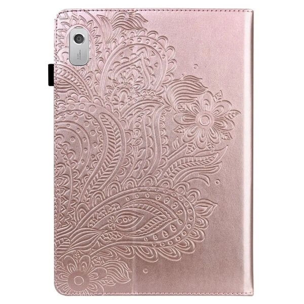 Защитный чехол UniCase Flower для Lenovo Tab M8 Gen 4 (TB-300FU) - Rose Gold - изображение 3