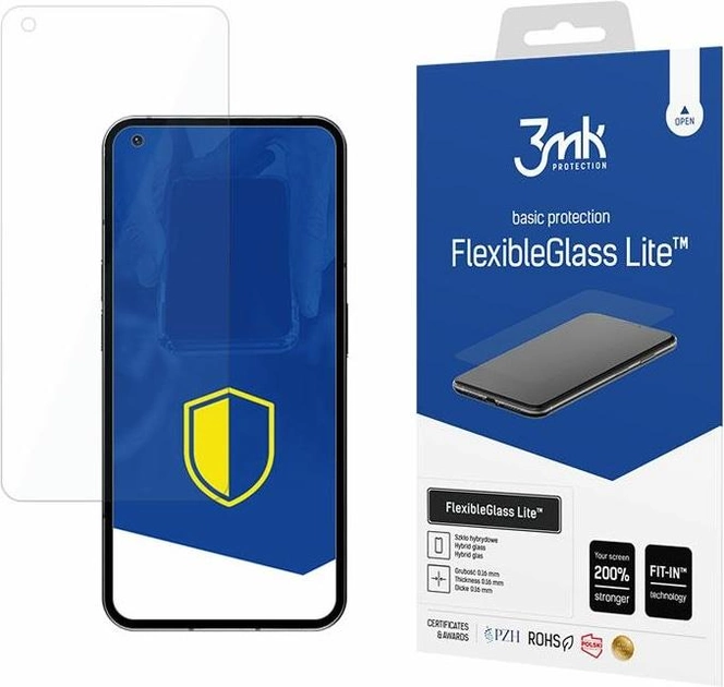 Гібридне скло 3MK FlexibleGlass Lite для Nothing Phone 1 (5903108487665) - зображення 1