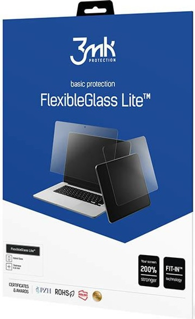 Гібридне скло 3MK FlexibleGlass Lite для Onyx Boox Reader Tab Ultra (5903108512947) - зображення 1