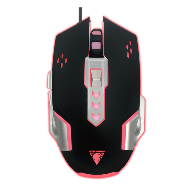 Игровая проводная мышь Jedel GM880 3600 DPI чёрная – фото, отзывы ...