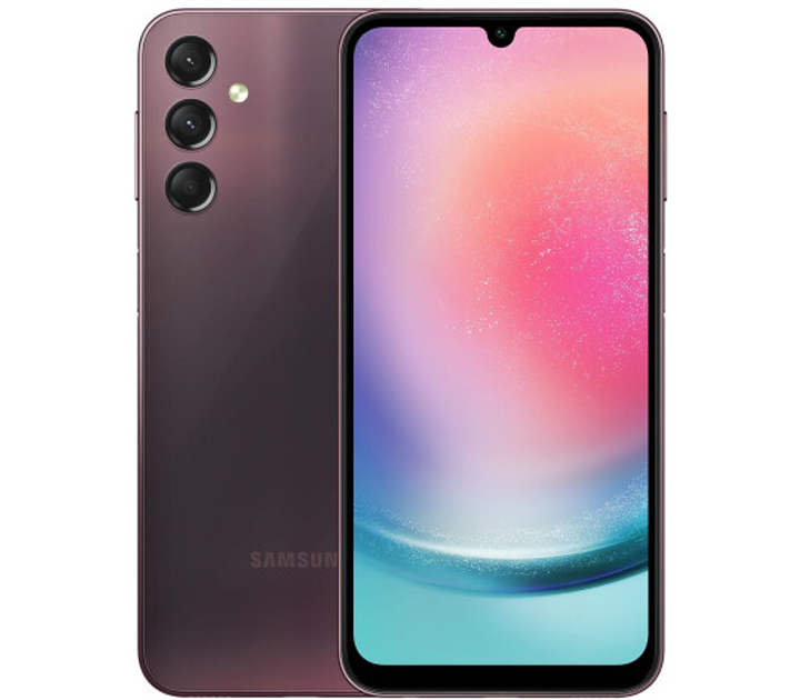 Смартфон Samsung Galaxy A24 6/128GB Dark Red (SM-A245FDRVSEK ...
