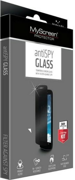 Захисне скло MyScreen antiSPY Diamond Glass для Apple iPhone 6 / 6s (5901924908975) - зображення 1