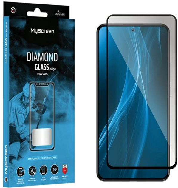 Szkło kompozytowe MyScreen Diamond Glass Edge Full Glue do OnePlus 10T black (5904433212205) - obraz 1