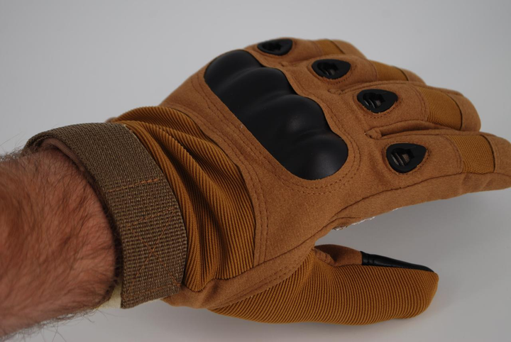 Тактичні рукавички з пальцями 9004_M_Coyote - зображення 2