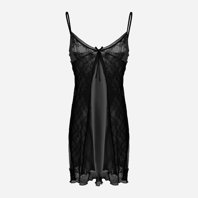 Нічна сорочка DKaren Slip Mira XL Black (5901780615727) - зображення 1