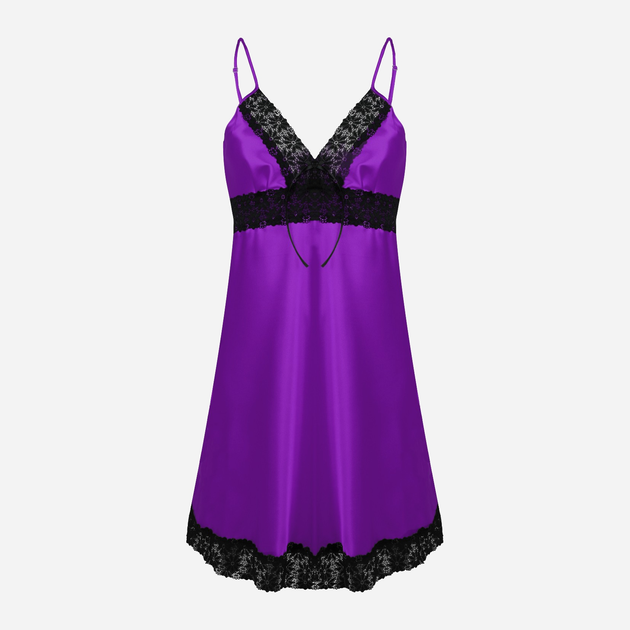 Koszula nocna DKaren Slip Peggy 2XL Violet (5903068506352) - obraz 1