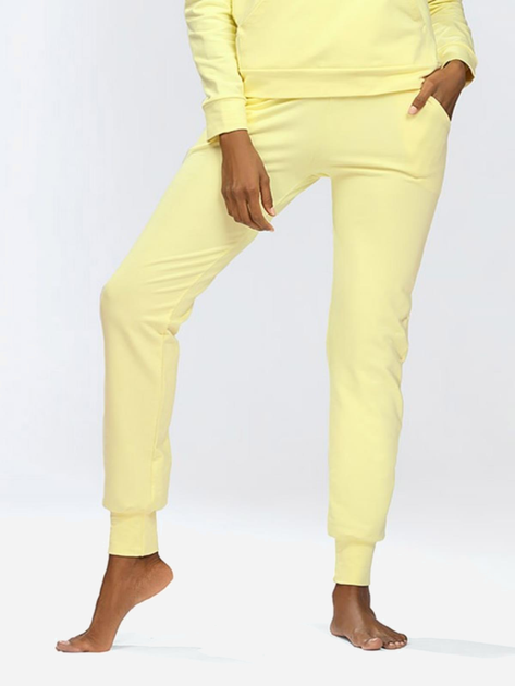 Спортивні штани DKaren Seattle XL Жовті (5903251467286) - зображення 1