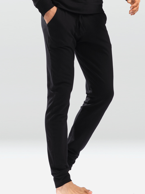 Спортивні штани чоловічі DKaren Pants Justin XL Black (5903251464445) - зображення 1