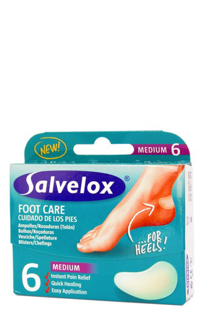 Пластир Salvelox Foot Care Medium Blisters 6 шт (8470001575531) - зображення 1