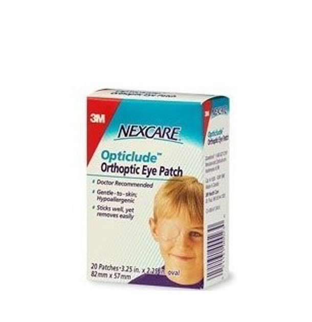 Plaster 3M Parche Opticlude Ocular Nios 20 szt (8470004106626) - obraz 1