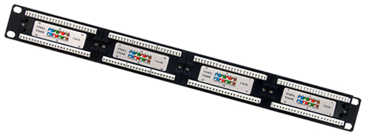 Патч-панель Qoltec 19" 1U 24 порти Cat 5e UTP Black (5901878544755) - зображення 3