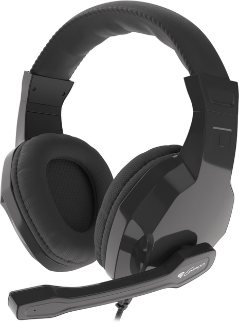 Słuchawki Genesis Argon 100 On Ear Wired Microphone Black (NSG-1434) - obraz 1