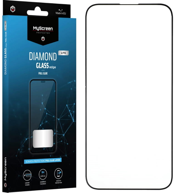 Szkło hartowane MyScreen Diamond Glass Edge Lite do Apple iPhone 14 Pro Max (5904433211703) - obraz 1