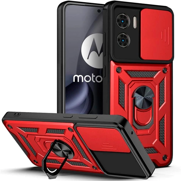 Чехол для смартфона Motorola Moto E22/E22i BeCover Military Red (BC_709981) - Фото 5 Чехол для смартфона Motorola Moto E22/E22i BeCover Military Red (BC_709981) - изображение 5