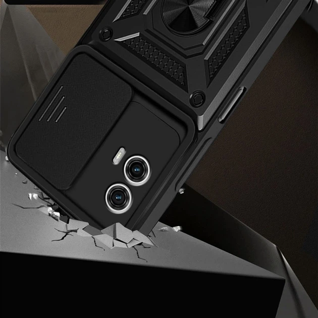 Чехол для смартфона Motorola Moto G73 BeCover Military Black (BC_709982) - изображение 5