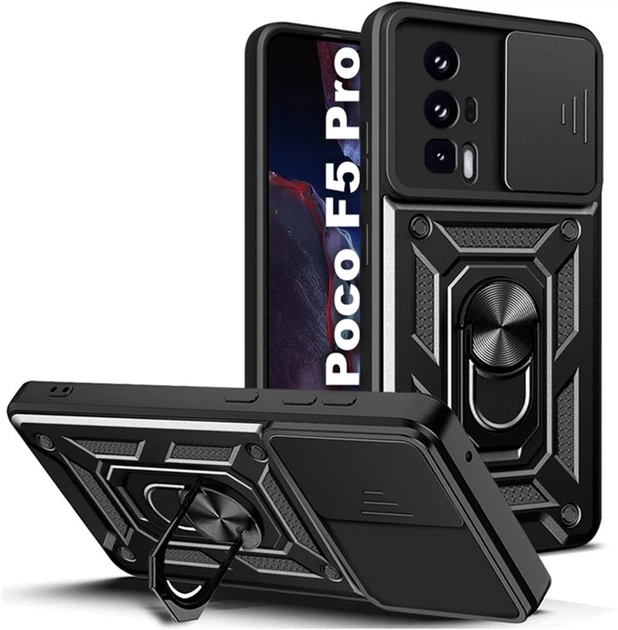 Чехол для смартфона Xiaomi Poco F5 Pro BeCover Military Black (BC_709997) - Фото 2 Чехол для смартфона Xiaomi Poco F5 Pro BeCover Military Black (BC_709997) - изображение 2