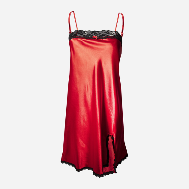 Erotyczny peniuar DKaren Plus Size Slip Bella 10XL Red (5902230095649) - obraz 2