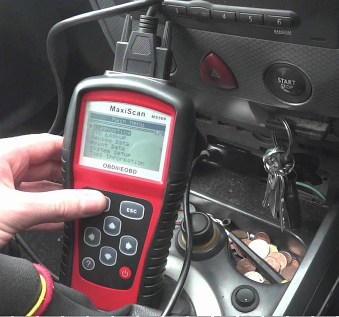 Автосканер диагностический универсальный Konnwei KW808 OBDII/EOBD (НФ-00007039) - изображение 2