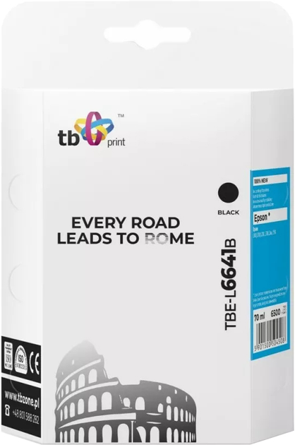 Tusz TB do Epson L100/110/200/210/3xx/550 Black (TBE-L6641B) - obraz 1