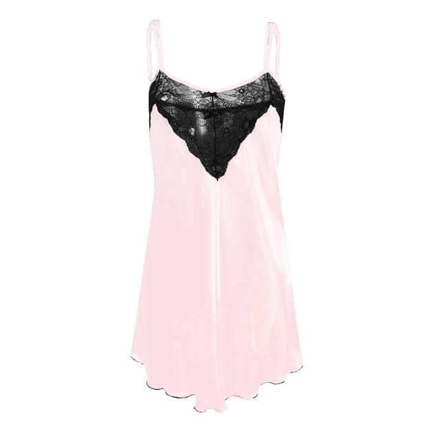 Еротичний пеньюар DKaren Slip Carla 2XL Pink (5902686569831) - зображення 1