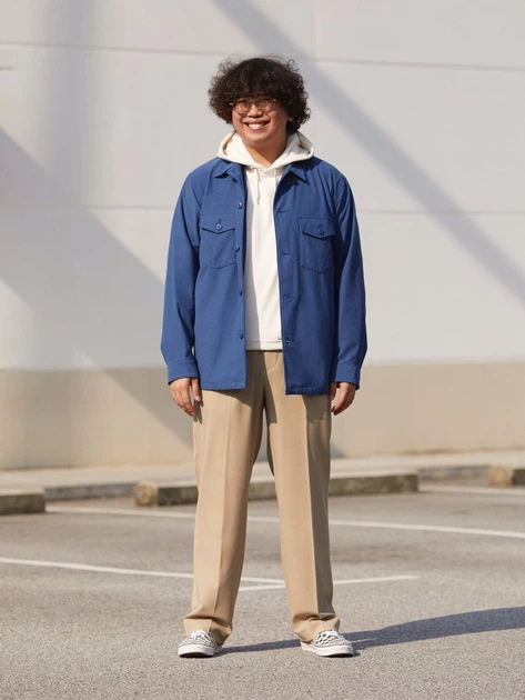 Ветровка мужская Uniqlo 582557639 S Синяя (1159791200) - изображение 3