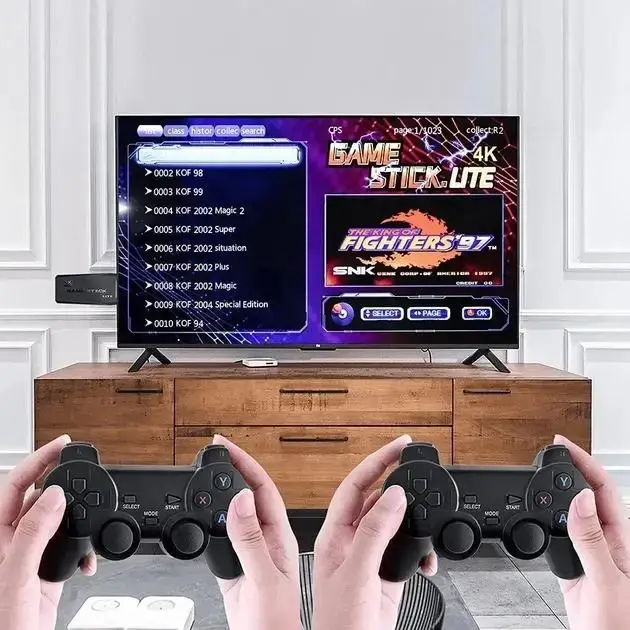 Игровая приставка M8 Data Frog Y3 Lite Game Stick 4K HDMI + 2 беспроводных геймпада (64 ГБ) - изображение 3