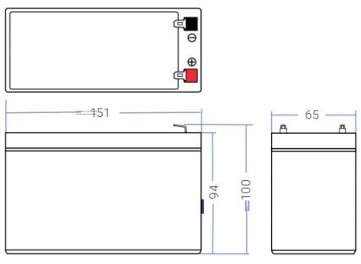 Akumulator Greencell AGM 12V 9Ah (5902701411527) - obraz 6
