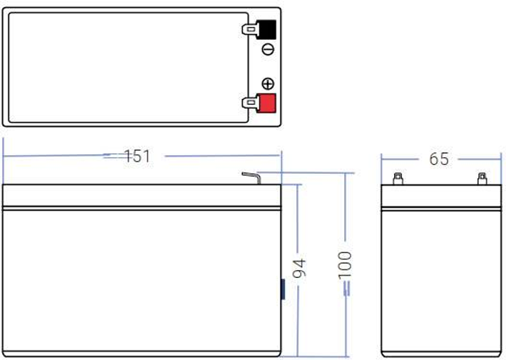 Akumulator Greencell AGM 12V 7.2Ah (5902701411510) - obraz 6