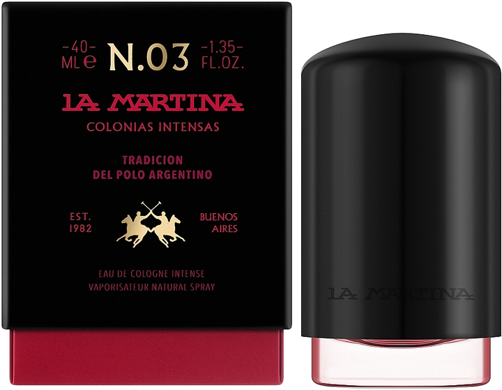 Woda kolońska Unisex La Martina Colonias Intensas Nude Amber 80 ml (8051013370675) - obraz 1