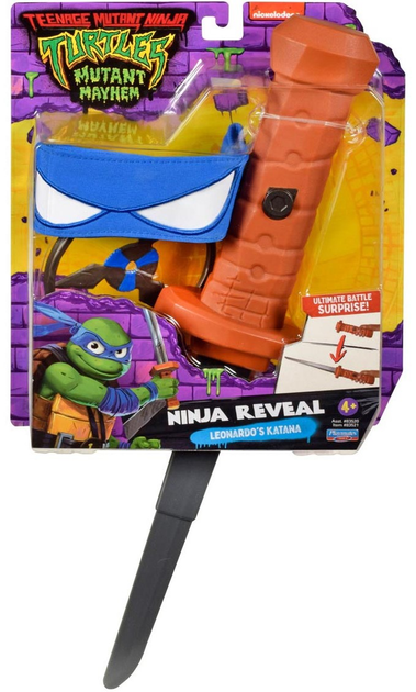 Zestaw Playmates Wojownicze żółwie ninja Katana Leonardo (43377835219) - obraz 1