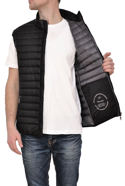 Теплий жилет Borenia K-01 XXL Black - изображение 2
