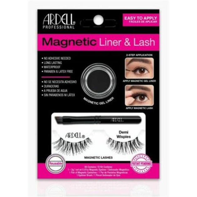 Zestaw rzęs Ardell Magnetic Liner & Lash False Eyelashes Demi Wispies (74764368515) - obraz 2