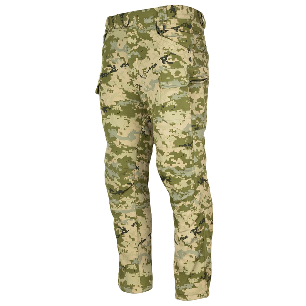 Тактические штаны утепленные SoftShell MM-14 (Піксель ЗСУ) 4XL - изображение 1