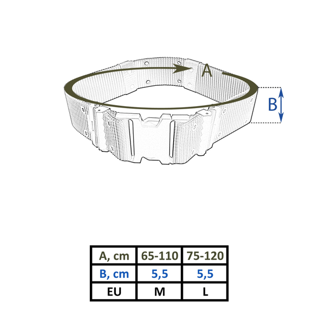 Ремень тактический MIL-TEC US LC2 Pistol Belt Оливковый L - изображение 2